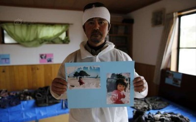日本一名父親5年來都在輻射區找女兒的遺體，直到聖誕節前他終於在家附近收到「她送的禮物」