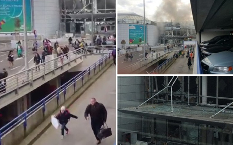           最新實況！布魯塞爾機場驚傳爆炸，死傷持續暴增，目前已17死數十傷！  -               